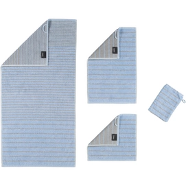 Washandje Cawö Casual Allover Aqua (6-delig)