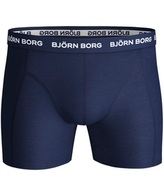 Boxershort Björn Borg Men Essenstial Solid Blue Depths (3-pack)