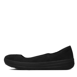 Ballerina FitFlop F-Sporty™ Suède All Black