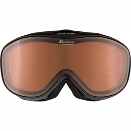 Skibril Alpina Challenge 2.0 Black Transparent DH Orange