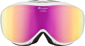 Skibril Alpina Challenge 2.0 White MM Pink