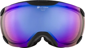 Skibril Alpina Pheos S Black Matt QMM Blue