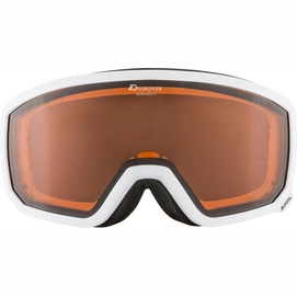 Skibril Alpina Scarabeo S White DH Orange