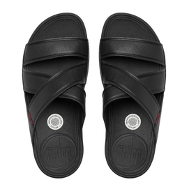 Sandaal FitFlop Chi™ Leather Men Black