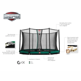 Trampoline BERG Champion Inground Grey 330 + Safety Net Comfort