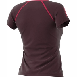 Tennisshirt Adidas Club Tee Dark Burgundy/Energy Pink