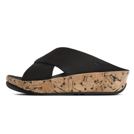 Sandaal FitFlop Kys™ Leather Black
