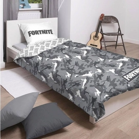 2---Dekbedovertrek Fortnite Grey_1
