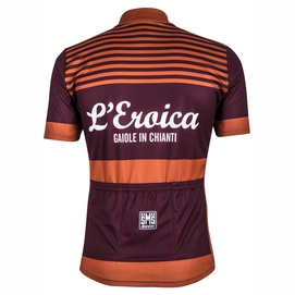 Fietsshirt Santini Eroica Jersey Chianti Print