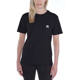 T-Shirt Carhartt Women Workwear Pocket S/S T-Shirt Black
