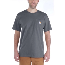T-Shirt Carhartt Men Workwear Pocket T-Shirt S/S Charcoal