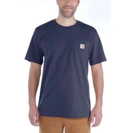 T-Shirt Carhartt Men Workwear Pocket T-Shirt S/S Navy
