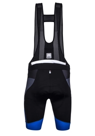 Fietsbroek Santini Interactive Bib-Shorts Mig Pad Royal Blue