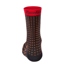 Fietssokken Santini Men Tono Medium Profile Light Antiodour Red
