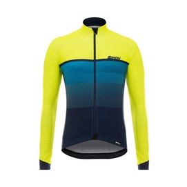 Fietsshirt Santini Men Epic Winter Flashy Yellow