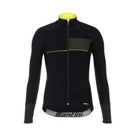 Fietsshirt Santini Men Vega 20 Rain Flashy Yellow