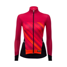 Fietsshirt Santini Women Coral 20 Winter Orange