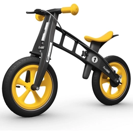 Loopfiets FirstBike Limited Edition Yellow With Brake