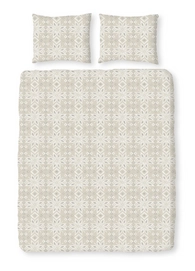 Dekbedovertrek Romanette IceCrystal Beige Grijs Flanel