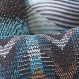 Sierkussen KAAT Amsterdam Hailey Blue Green