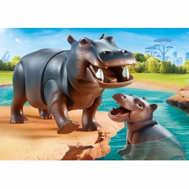 2---Nijlpaard met baby