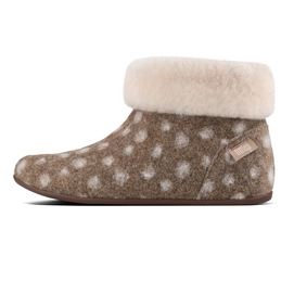 FitFlop Sarah™ Shearling Dots Taupe