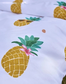 Parure de Lit Covers & Co Pineapple Yellow Coton