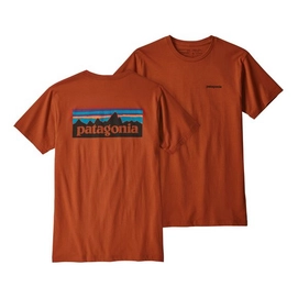 T-Shirt Patagonia Men's P-6 Logo Organic T-Shirt Copper Ore