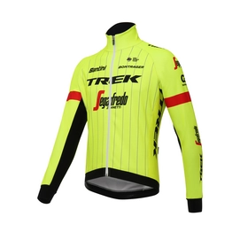 Fietsjack Santini Men Trek-Segafredo Windstopper Winter Yellow Fluo