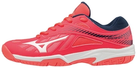 Badmintonschoen Mizuno Junior Lightning Star Z4 Fiery Coral White