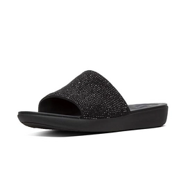 FitFlop Sola™ Crystalled Slide Black