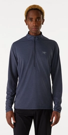 2---Shirt Arc'teryx Men Cormac Zip Neck LS Black Sapphire-2