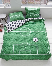 Housse de Couette Covers & Co Soccer Green Coton