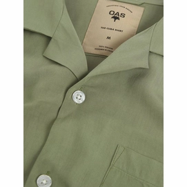 2---T-Shirt OAS Men Green Plain-2