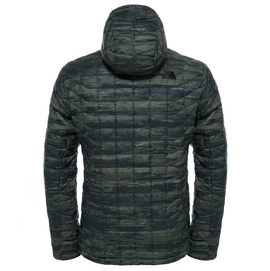 Winterjas The North Face M Thermoball Hoodie Rosin Green Glamo Print