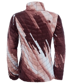 Winterjas The North Face W Thermoball Full Zip Darkest Spruce Strata Print