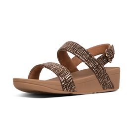 FitFlop Lottie™ Chain Print Sandal Bronze