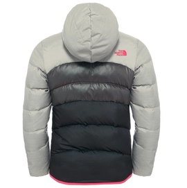 Winterjas The North Face G Reversible Moondoggy Jacket Metallic Silver Heather