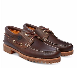 Timberland Authentics 3 Eye Classic Lug Mens Brown Pull Up