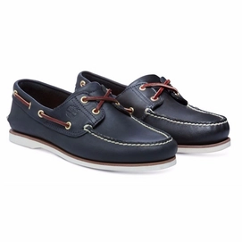 Timberland Classic Boat 2 Eye Mens Navy Smooth
