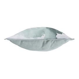 Sierkussen Walra Green Flower Jade (45 x 45 cm)