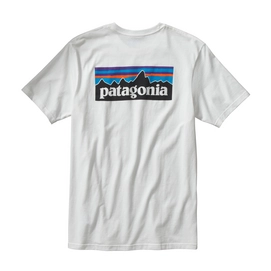 T-shirt Patagonia Men's P-6 Logo Cotton T-Shirt White