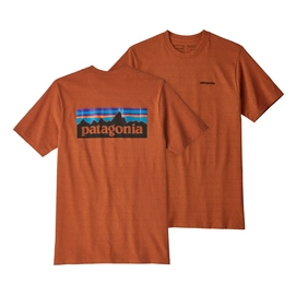 T-shirt Patagonia Men's P-6 Logo Responsibili-Tee Copper Ore