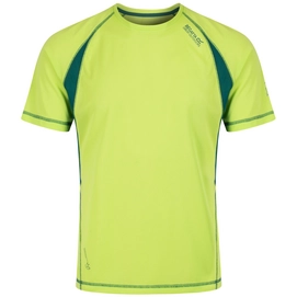 T-Shirt Regatta Mens Volito II Lime Zest Green/Hunter Green
