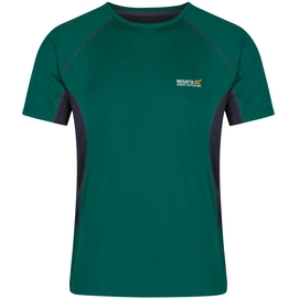 T-Shirt Regatta Mens Virda Hunter Green/Seal Grey