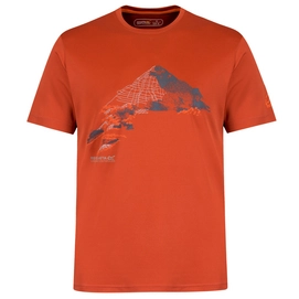 T-Shirt Regatta Mens Fingal II Burnt Tikka