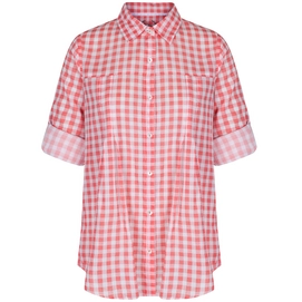 Blouse Regatta Womens Mondara Deep Coral Gingham
