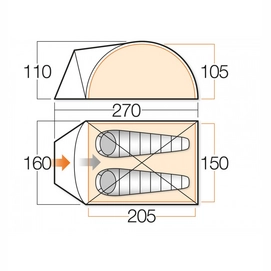 Tent Vango Alpha River 250