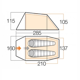 Tent Vango Ark Black 200