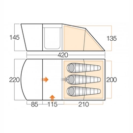 Tent Vango Aura River 300